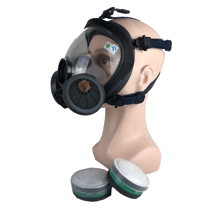 PPE-Plus High Quality Big View Full Face Gas Mask Protective