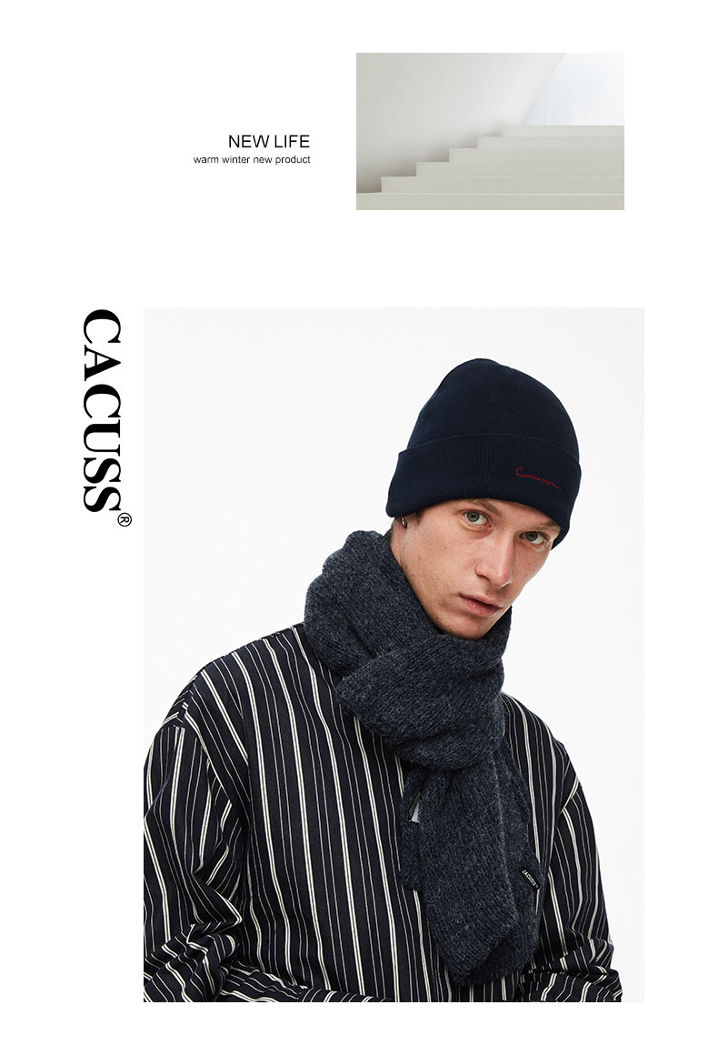 Customized Logo Winter Knit Cap, Woollen Cap, Soft Cotton Hat/Cap 2