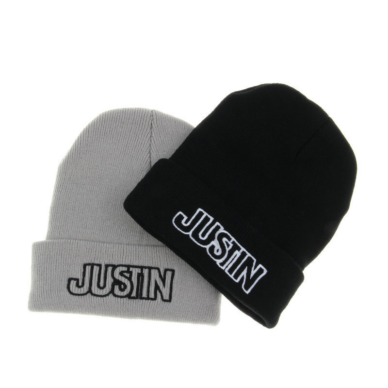 Custom Patch Hats Embroidered Beanie Cap for Kids Adults