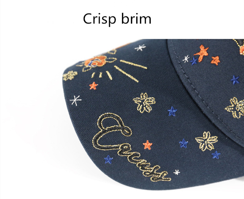 Custom Baseballcap Hat, Embroidery Cotton Fashion Design Hat, 6 Panels Sport Caps 4