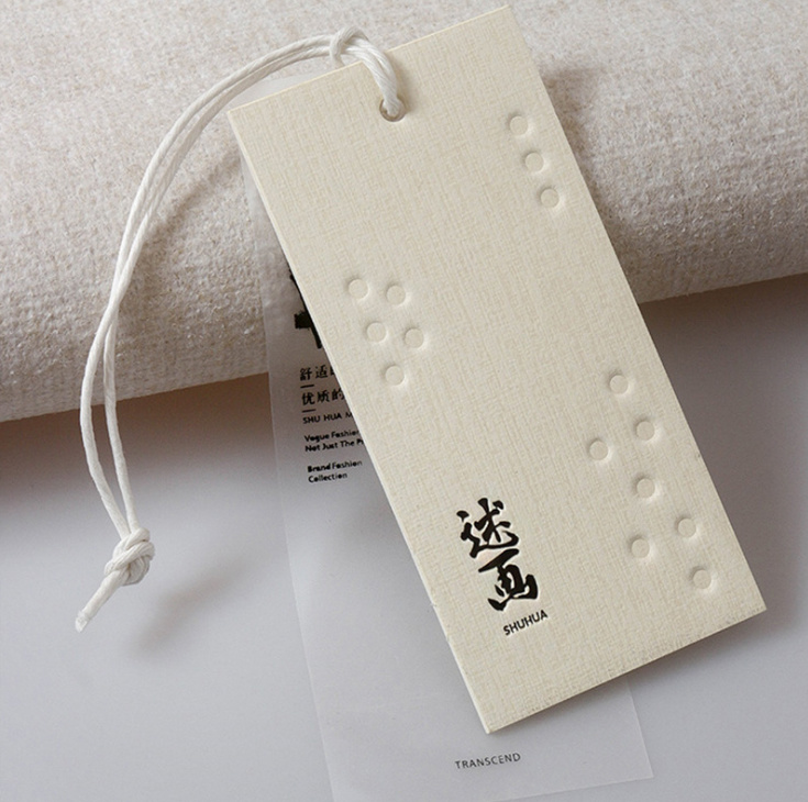 Canvas Swing Tags Cotton Canvas Tags with Eyelet