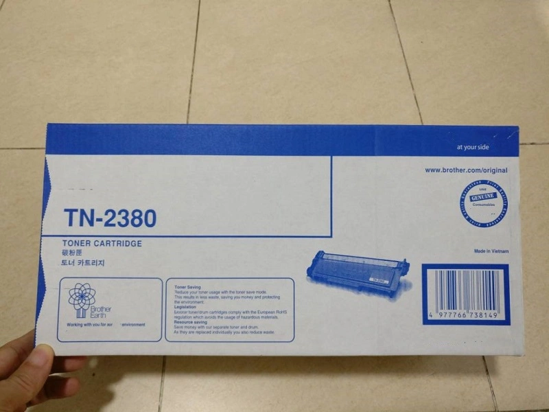 Original Tn2380 Toner Cartridge for Brother Laser Printer Hl-L2320d/L2360d/L2360dw/L2365dw/L2380dw