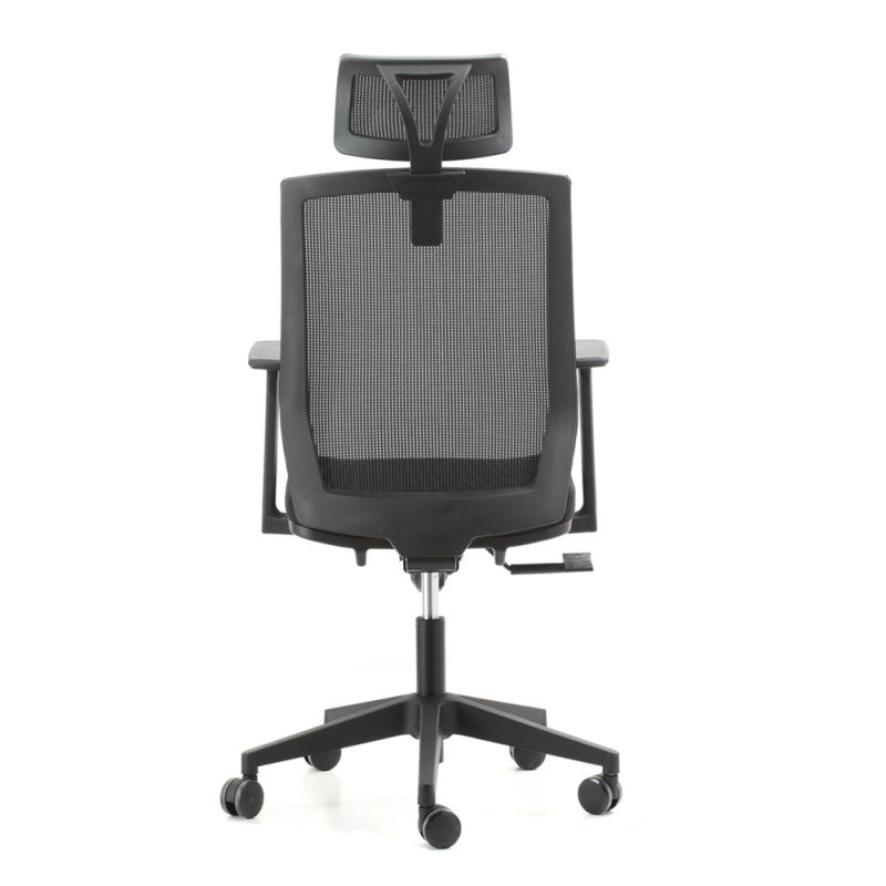 Workplace Seating High Back Mesh Swivel Office Chair with Headrest