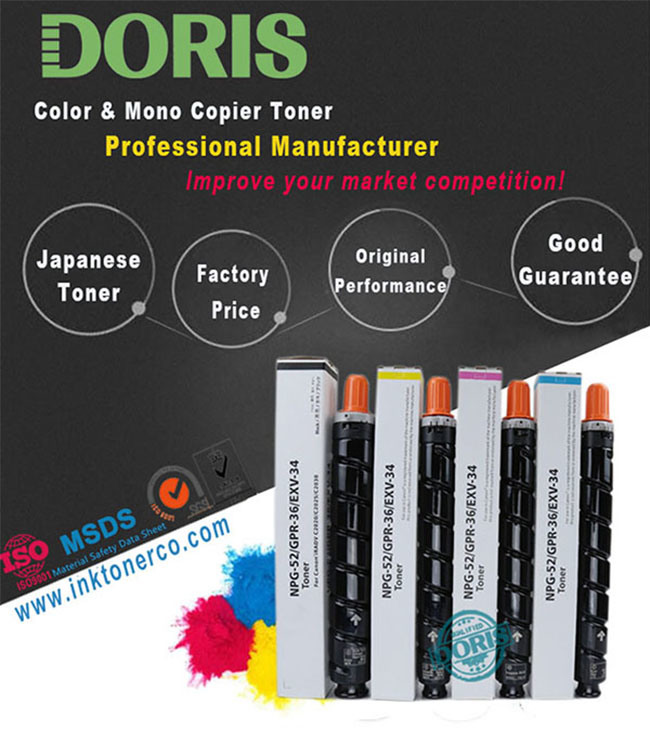 Compatible Toner Cartridge Gpr33 C-Exv31 Npg48 Color Copier IR Adv C7065 C7055 C7260 C7270 for Canon
