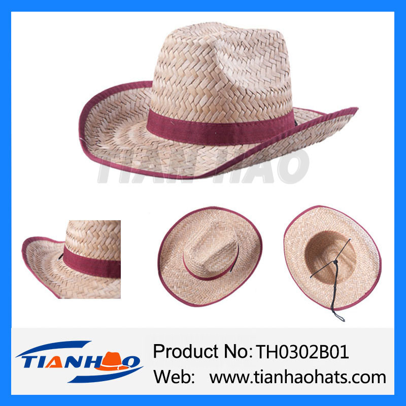Cowboy Summer Straw Hat for Promotion