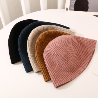 Bucket Hat Woman Autumn Winter Wool Fisherman's Hat