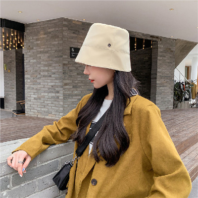 2020 Hot Style Velvet Japanese Bucket Hat Autumn/Winter New Style Korean Fisherman Hat and American Fashion Hat
