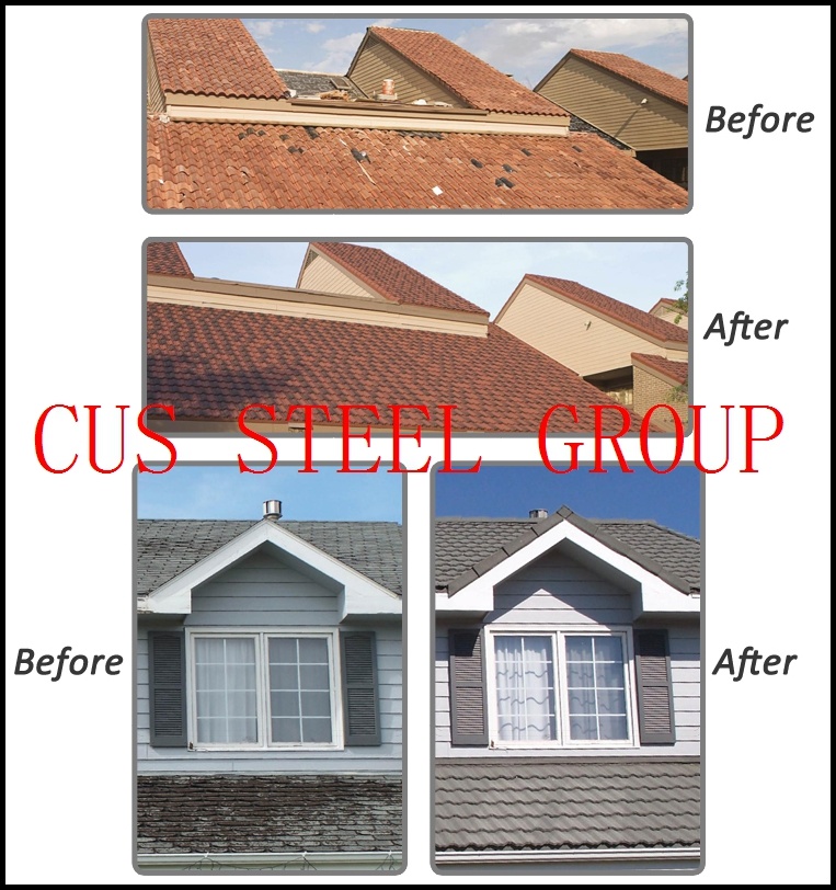 Stone Coated Metal Roofing/Barn Roofing Tiles/Steel Roofing Sheet