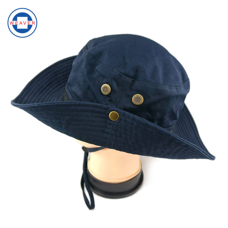 Pure Cotton or Custom Sun Hat Barrel Hat Jungle Hat Police Hat