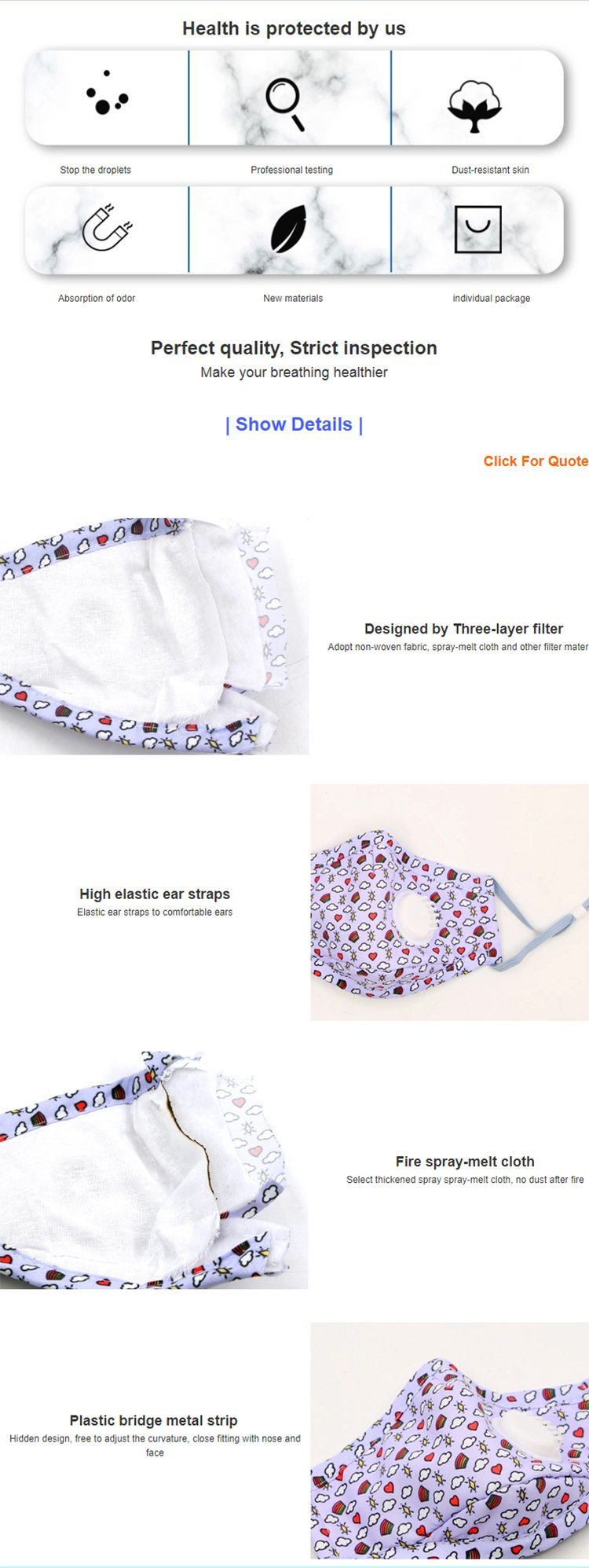 Cotton Masks Bulk Cotton Pm2.5 Mask Pm2.5 Cotton Mask