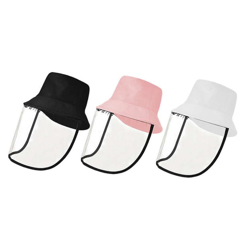Fashion Adult Protective Fisherman Hat Anti Splash Droplet Isolation Eye Face Shield Hat Kids