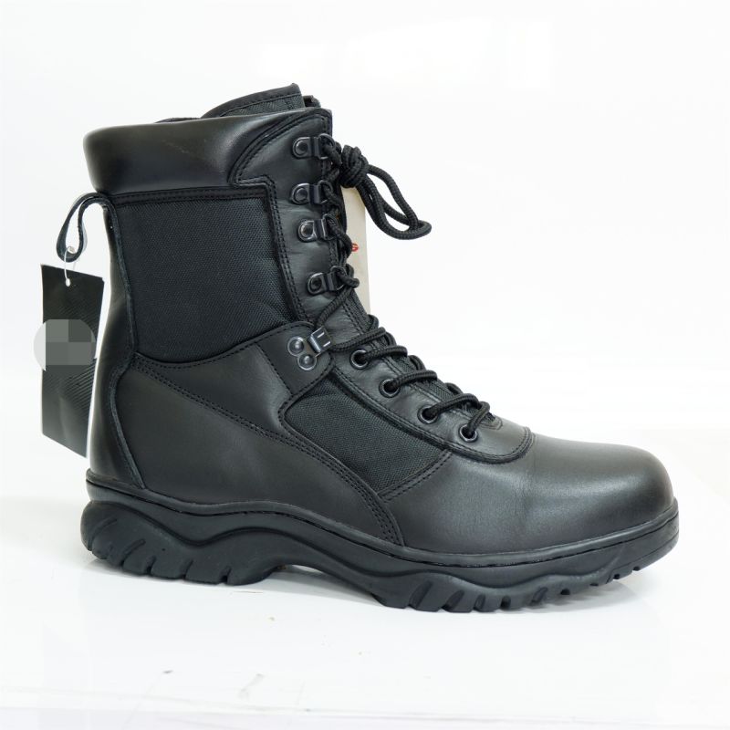 Military Genuine Leather Fashionable Black Military Combat Boot