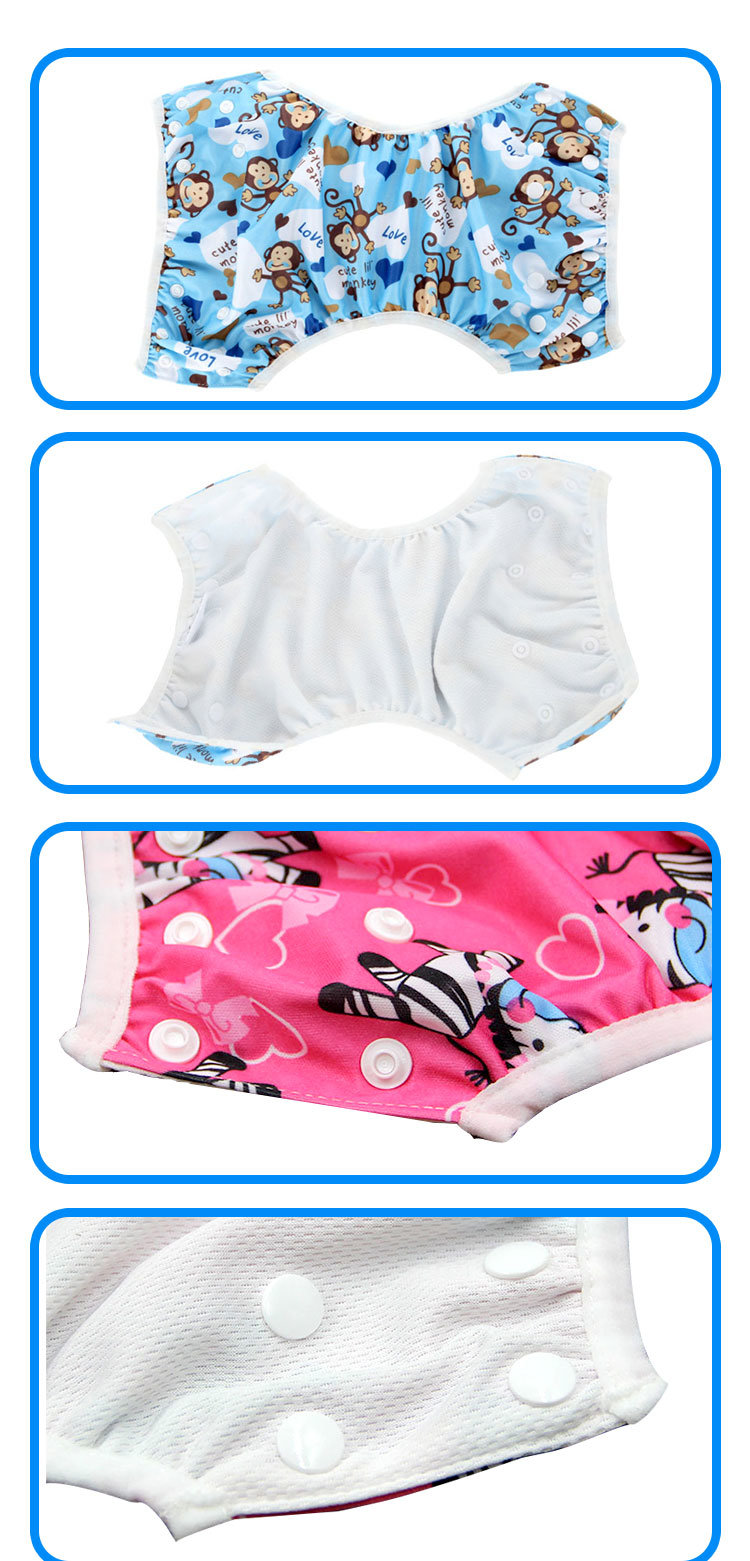 Pack Swim Diaper for Baby, Reuseablewashable Diaper Swim for Swimming Lesson & Baby Showergifts