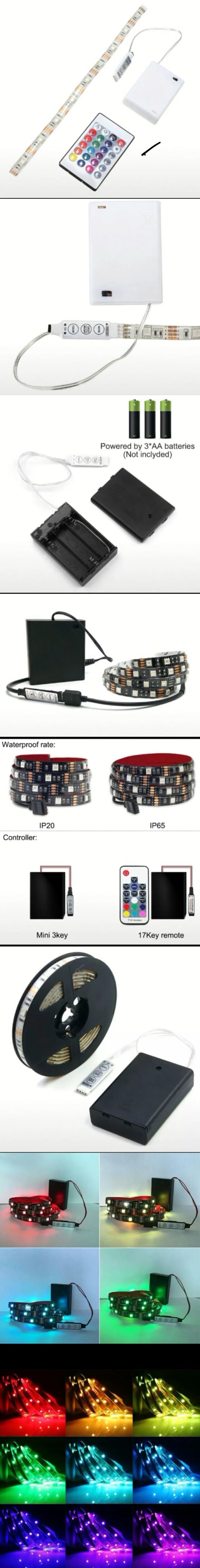 5m 12V Non-Waterproof Waterproof RGB Flexible LED Strip Kit