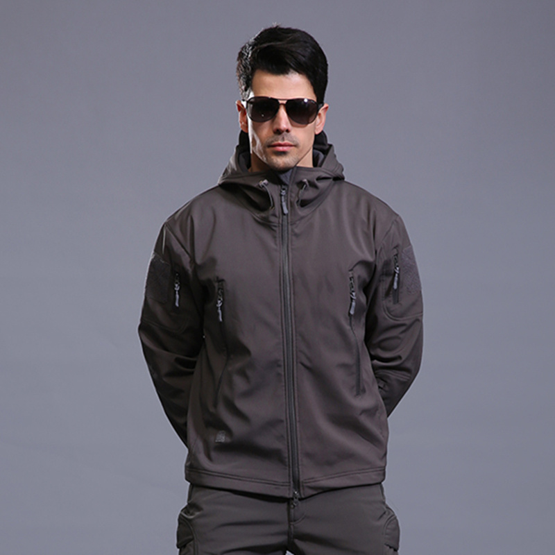 Tactical Men's Outdoor Hoodie Waterproof Military Coat Waterproof Breathable Jacket