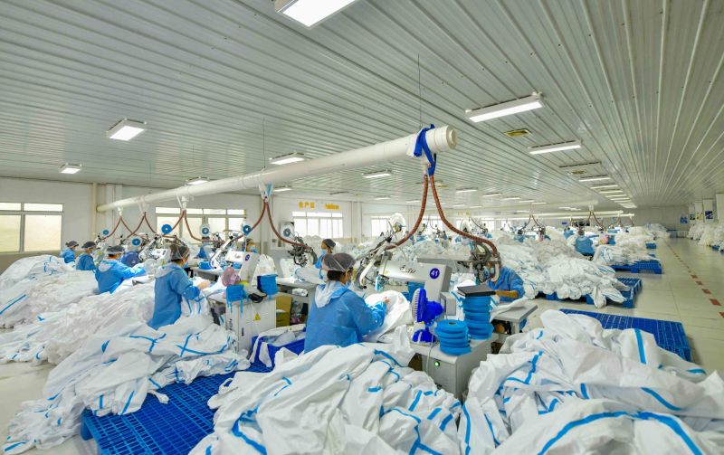 Factory Disposable Protective Gown (non-sterile) Coverall Medical Protective Coverall