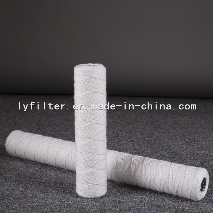 Stainless Steel/PP Core Fiber Glass/Cotton String Wound Cartridge Filter with 1 Micron