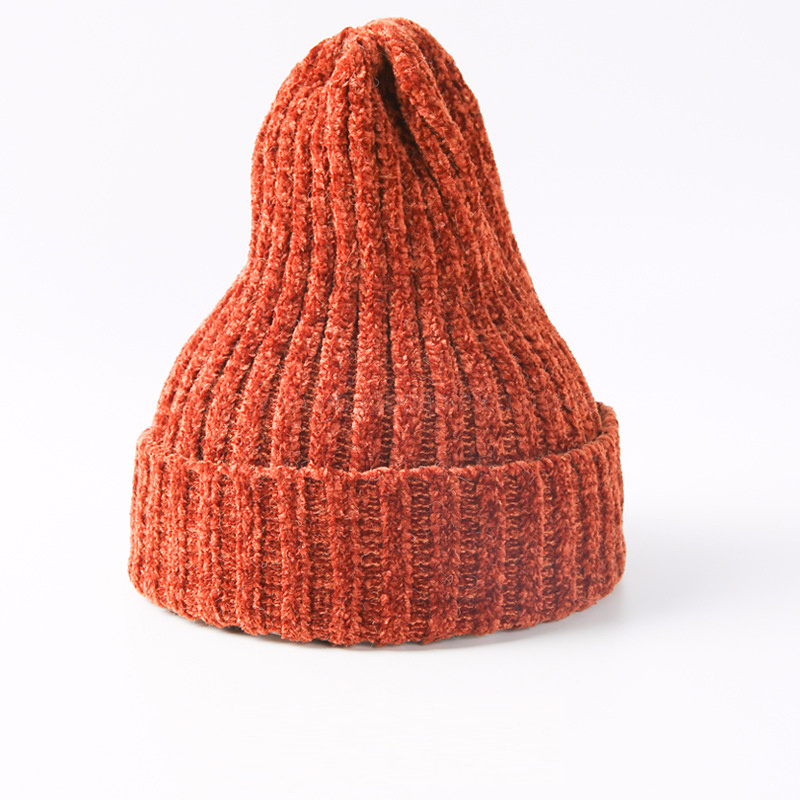 Children Winter Warm Chenille Knitted Hat Beanie