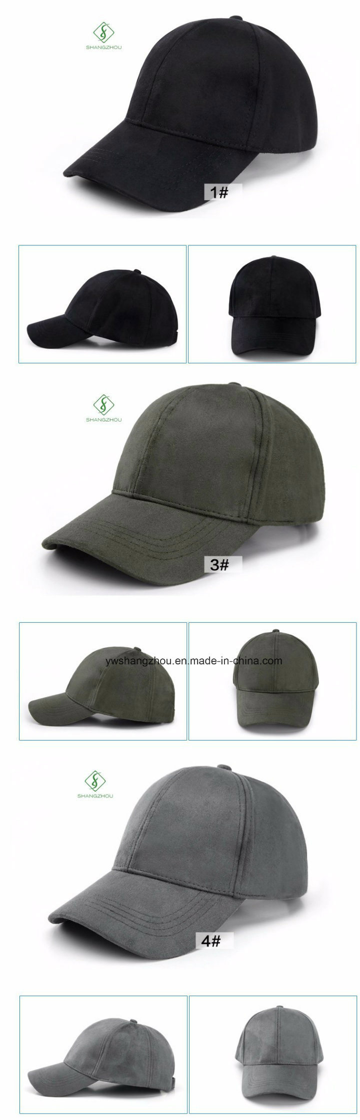 2017 New Korean High-Grade Suede Baseball Cap fashion Peaked Cap