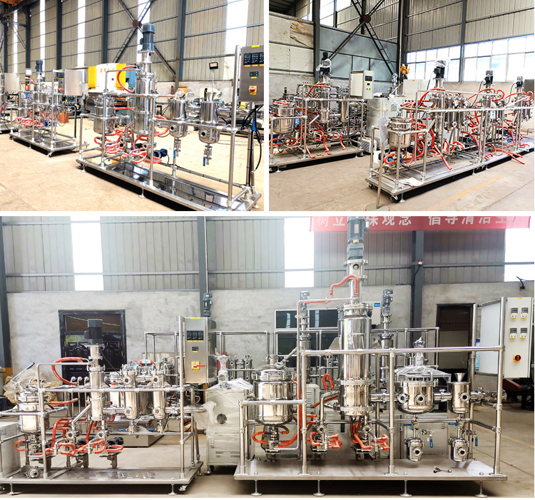 Short Path Evaporator/Short Path Distiller Cbd Distillation Machine with Evaporation Area 0.5m2