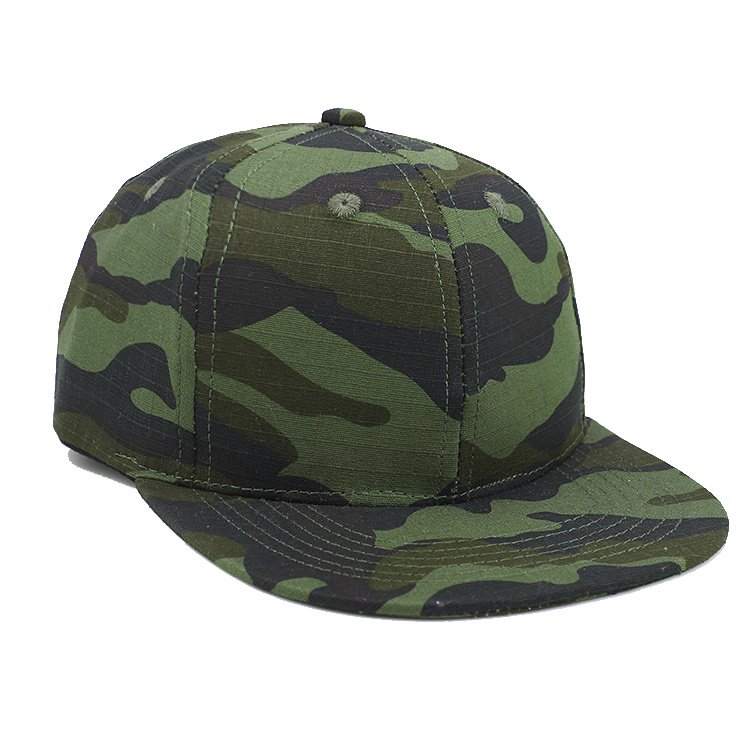 Wholesale 100% Cotton Camouflage Snapback Cap, Camo Snapback Hats