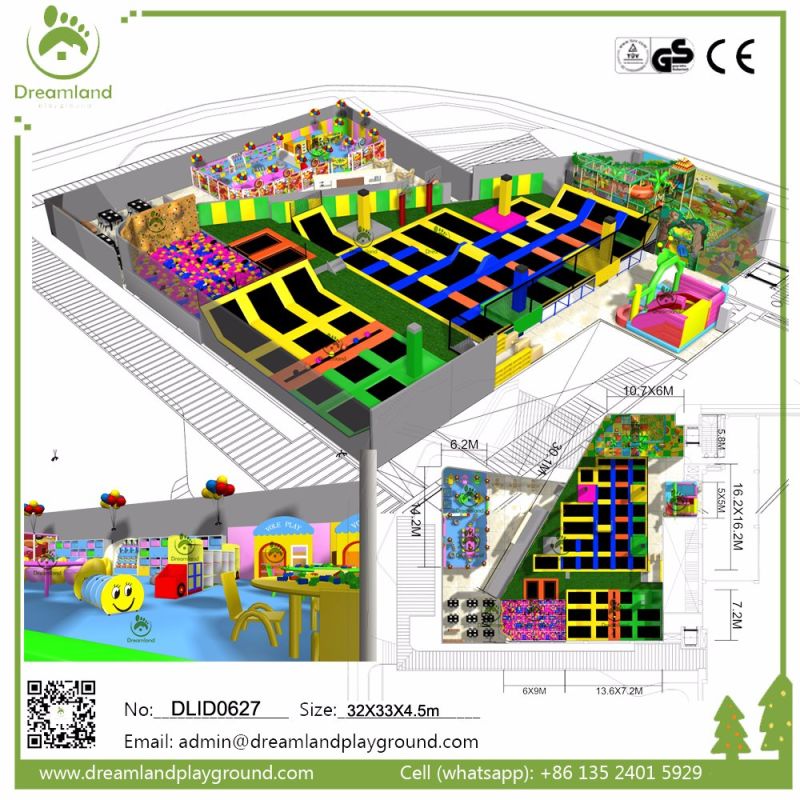Amusement Park Large Size Indoor Playground Equipment for Kids