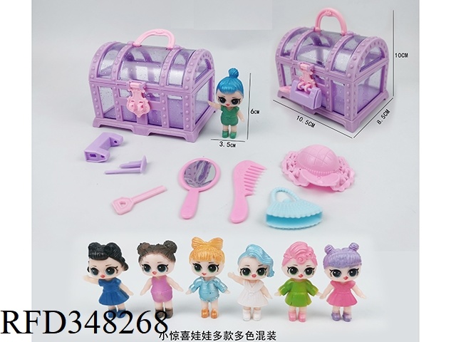 Doll Toy Baby Doll Set for Girl with Mirror Comb Hat Bag