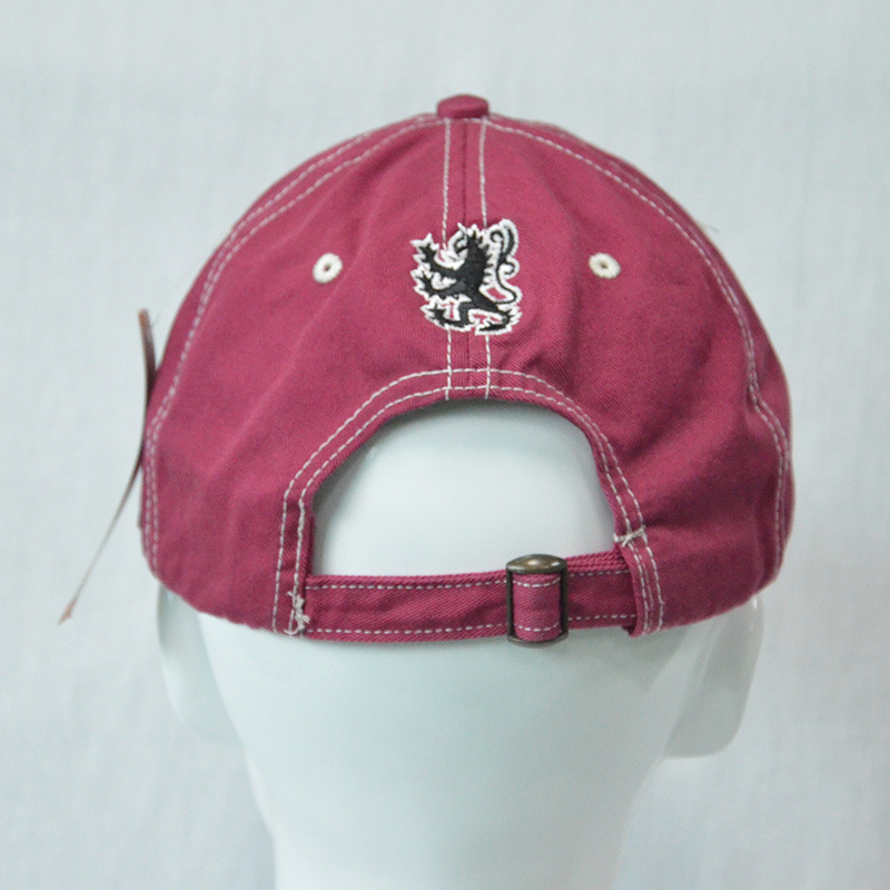 Promotion Gift Wine Red 6 Panels Cotton Washed Cap Baseball Cap