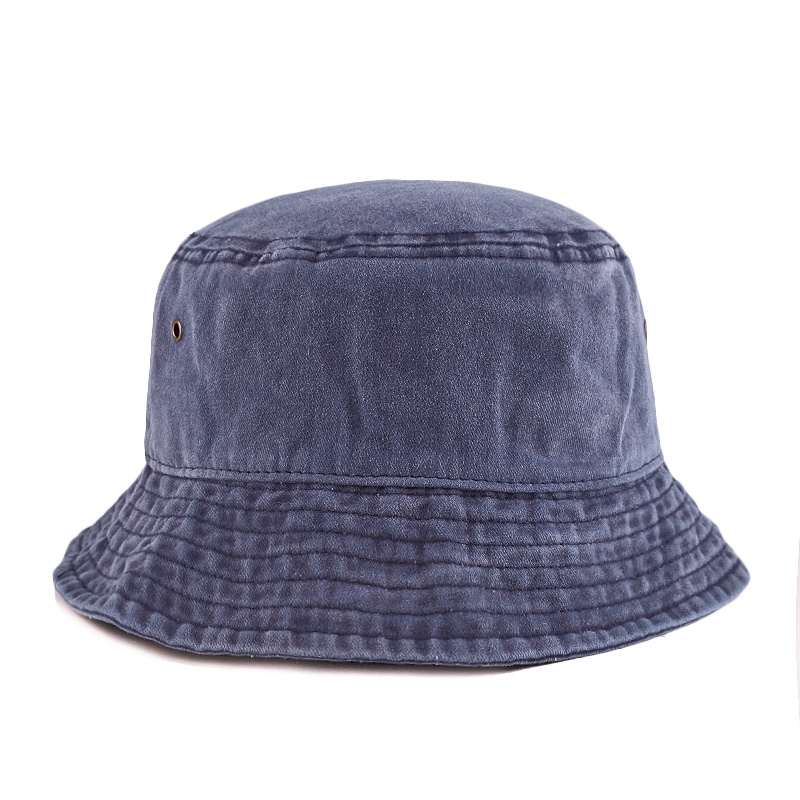 Wholesale Brown Washed Cotton Bucket Hat Fisherman Hat