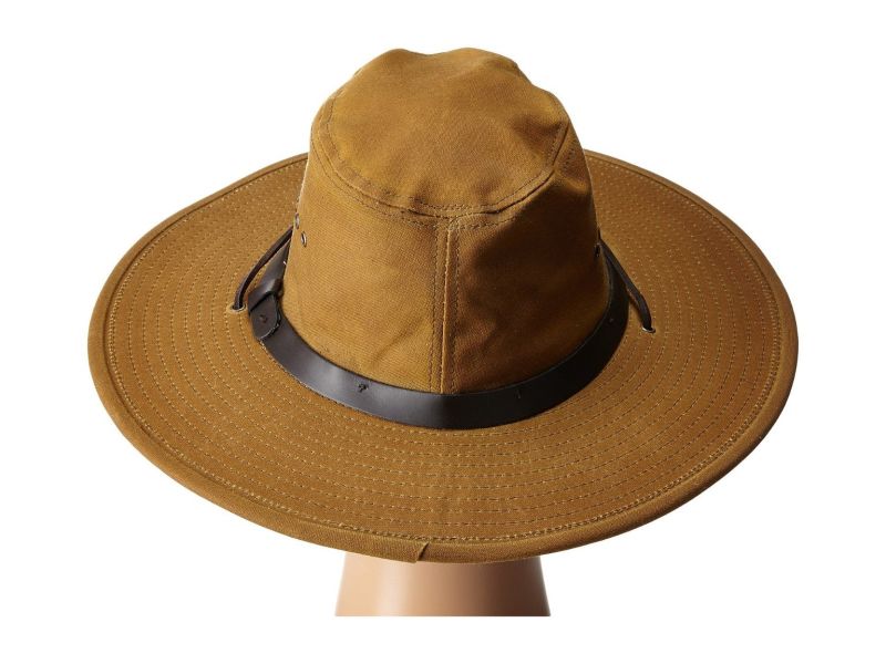 Custom Wide Brim Bucket Cotton Outdoor Fishing Hat with String