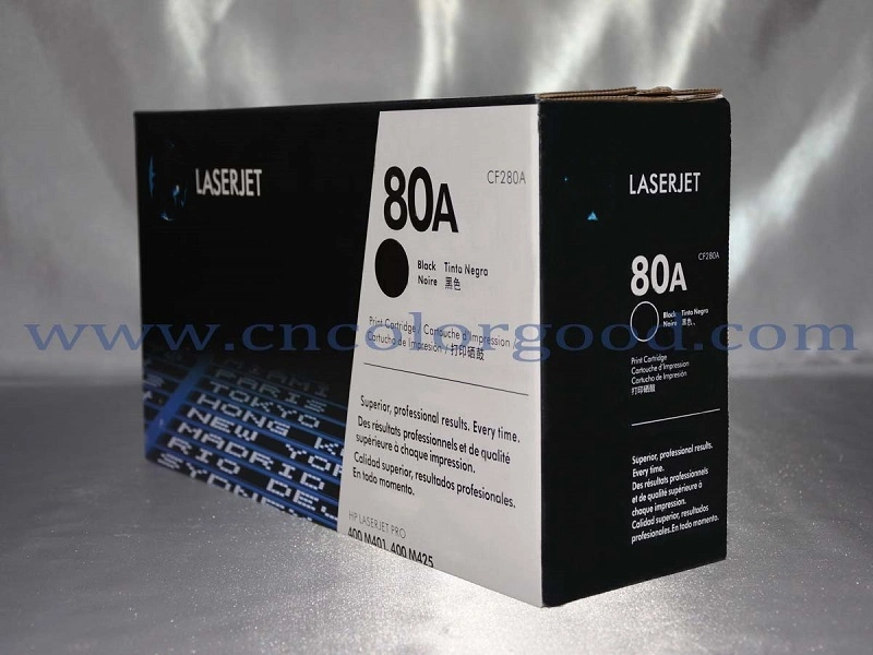 Genuine Color Toner Cartridge 80A/CF280A for HP Laserjet Printer 400