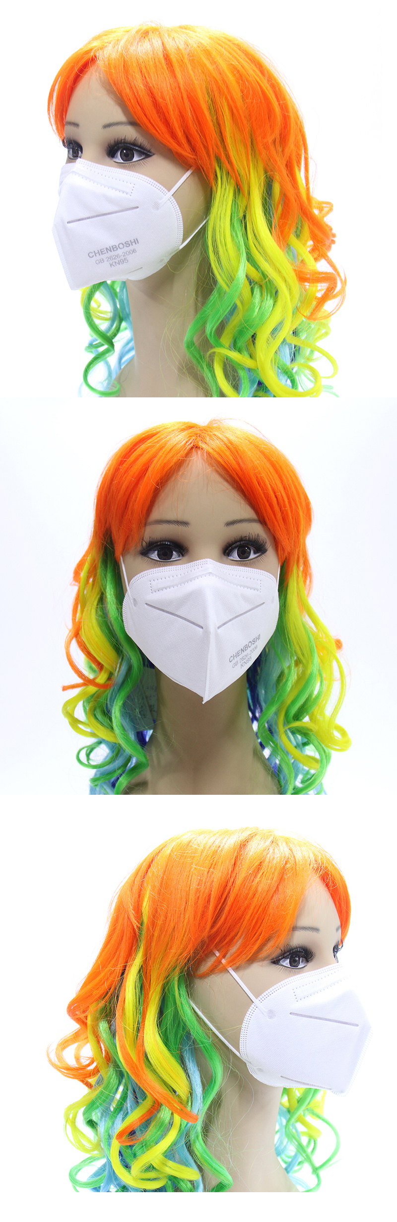 Face Mask Facial Shield Respirator KN95 GB2626-2006 Filter Mouth Mask