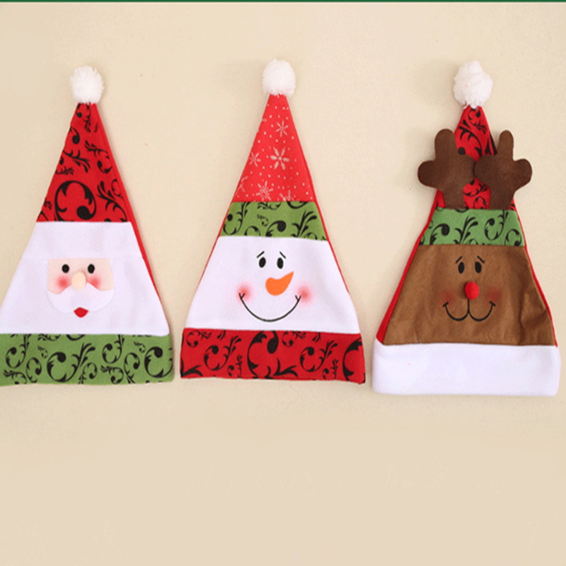 Wholesales Good Quality Cute Children Christmas Hat Santa Hat Christmas Cap for Gifts Party Hat