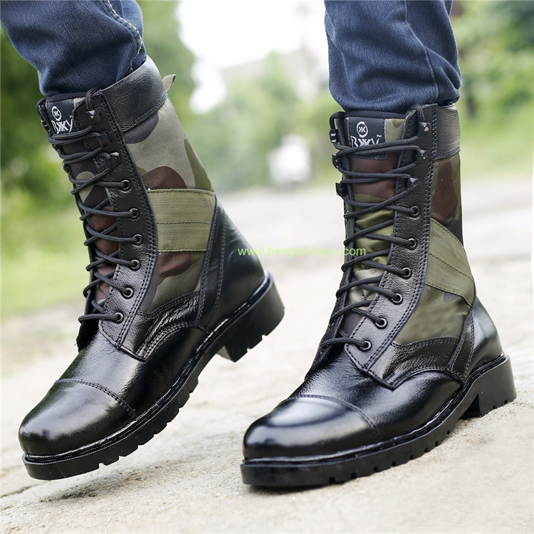 Breathable Military Boots, Black Military Boots, High Ankle Military Boots