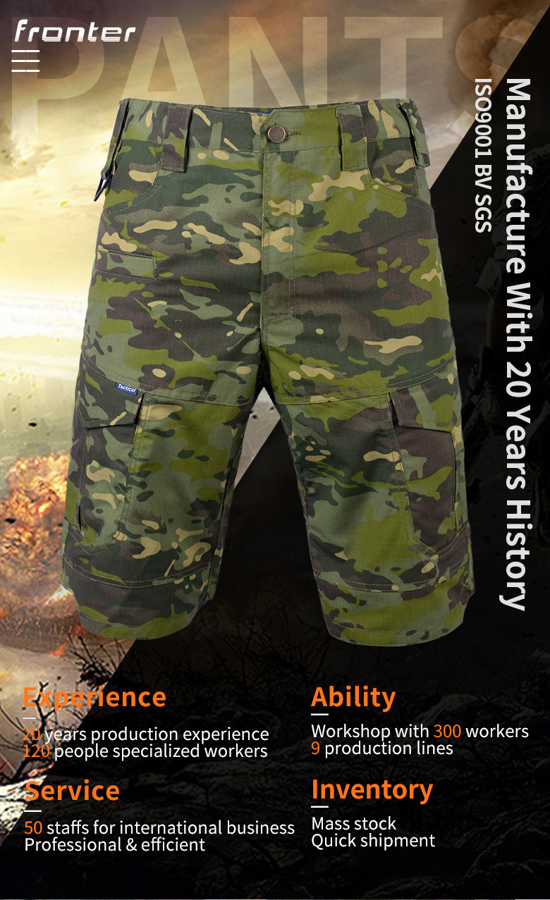 Us Army Military Male Army Green Field Short Pants