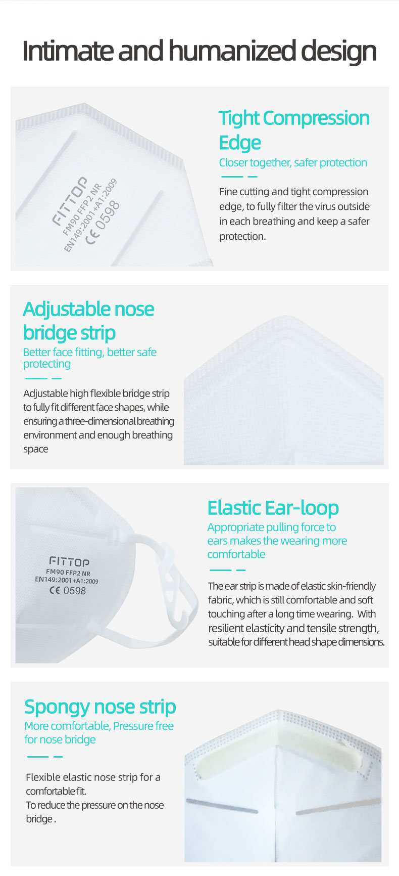New Design Approved Disposable Protective Comfortable Face Mask Protective KN95 Face Mask Distributor