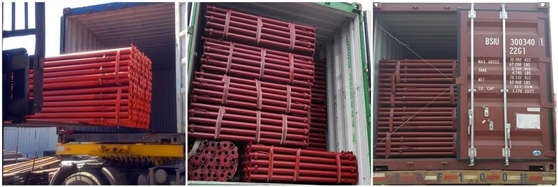 Painted Adjustable Scaffolding Steel Shoring Props, Scaffold Props