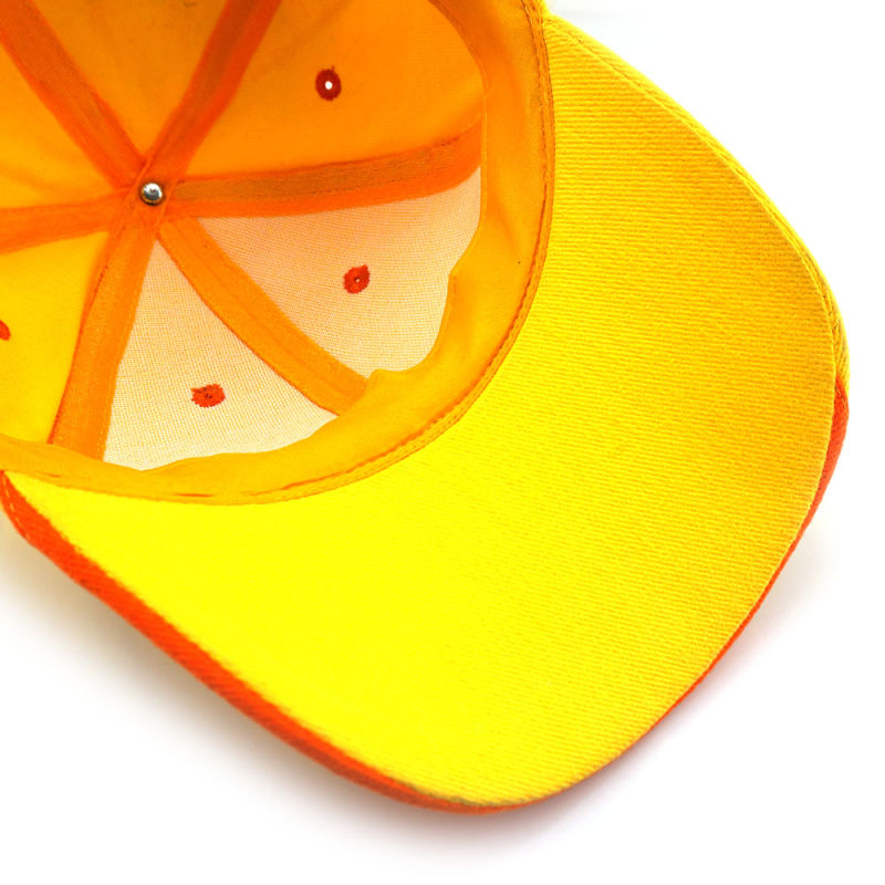 Yellow Personality Hat Hip Hop Hat Sun Hat Advertising Hat Beach Hat Camping Hat Outdoor Hat Activity Hat Rescue Hat