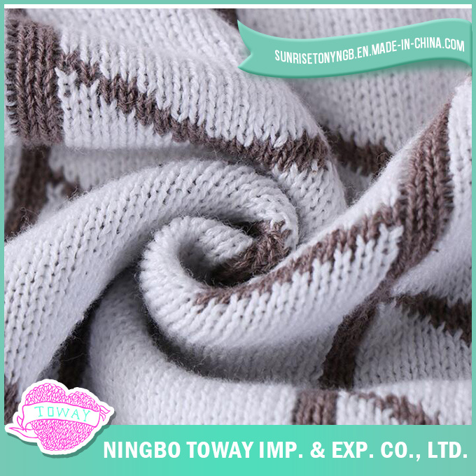 Chinese Wholesale 100% Organic Cotton Baby Throw Blanket Knitted