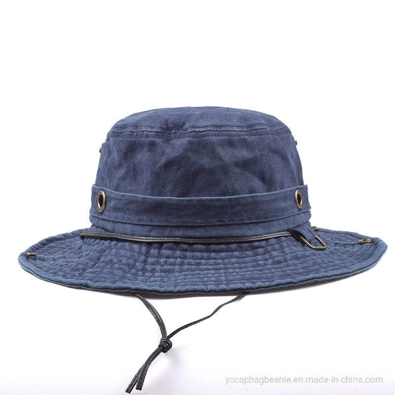 Washed Cotton Outdoor Canvas Leisure Fisherman Bucket Hat