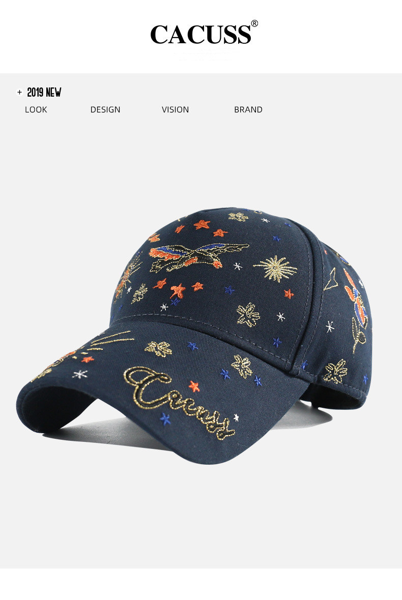 Custom Baseballcap Hat, Embroidery Cotton Fashion Design Hat, 6 Panels Sport Caps 3