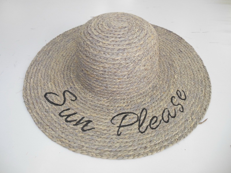 High Quality Colorful Wide Brim Women's Sombrero Raffia Floppy Straw Hat