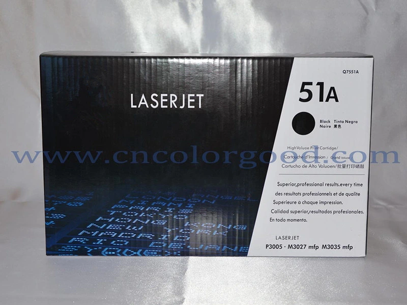 Original Genuine Q7551A/51X Toner Cartridge for HP Laser Jet