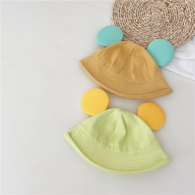 Wholesale Candy Color Children's Big Ear Fisherman Hat
