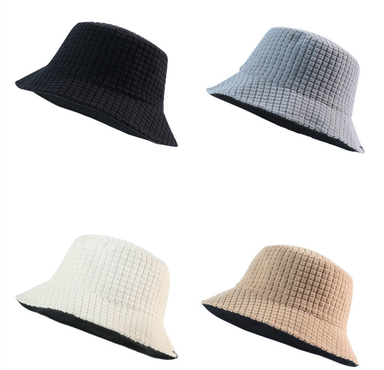 Hats Custom Cacuss Hat Cap Cotton Bucket Hat, Two Side Fisherman Caps Unisex