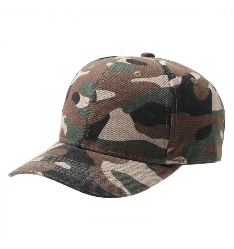 Cotton Twill Camouflage Baseball Cap