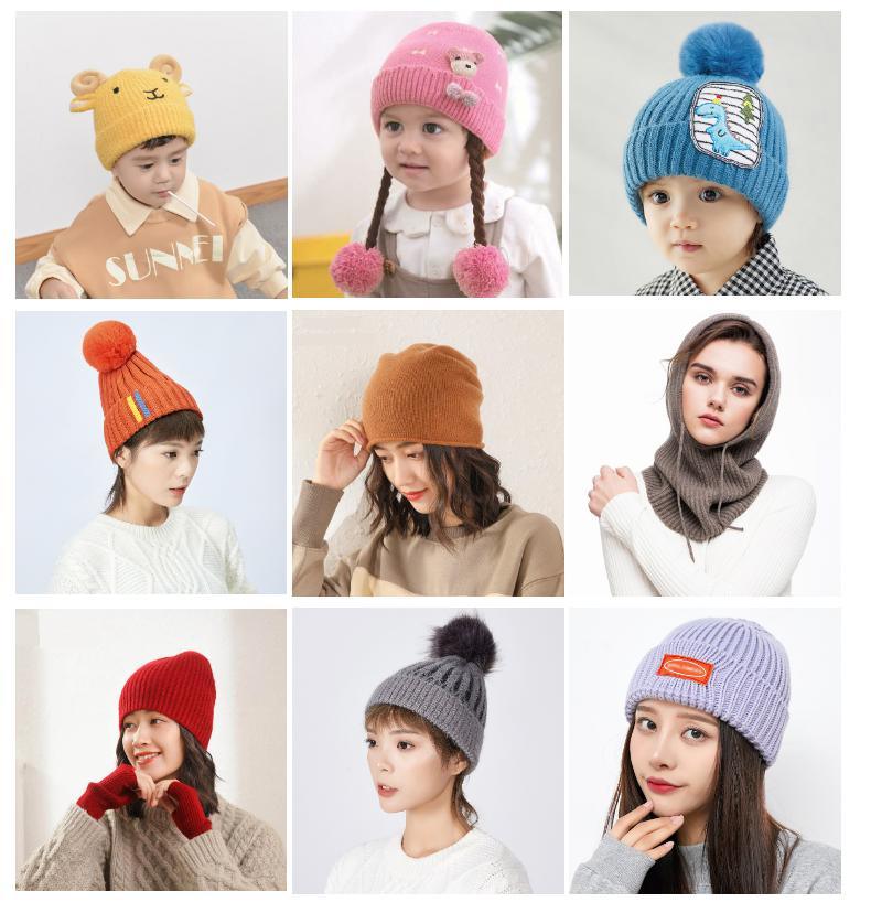 Custom Warm Winter Knitted Hat, Mens Winter Hat