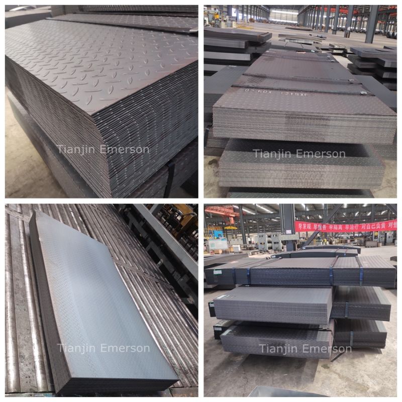 High Quality Chequered Steel Sheet 2-14mm Thick Checkered Plate