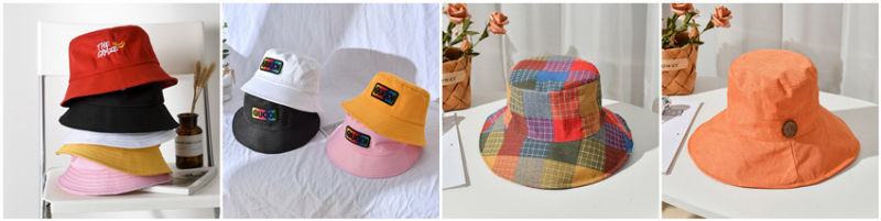 New Korean Double-Sided Wear Creative Embroidered Fisherman Hat