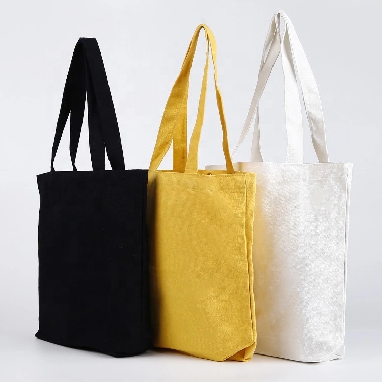 Wholesale Custom Logo Printed Cotton Bag, Cotton Organic Cotton Bag, Reusable Natural Cotton Canvas Shopping Tote Bag